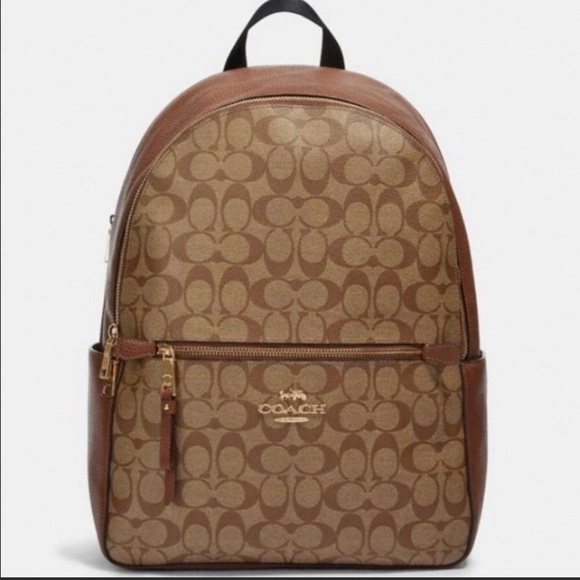 Coach signature coated canvas addison backpack & matching notebook❤️ - Picture 13 of 14